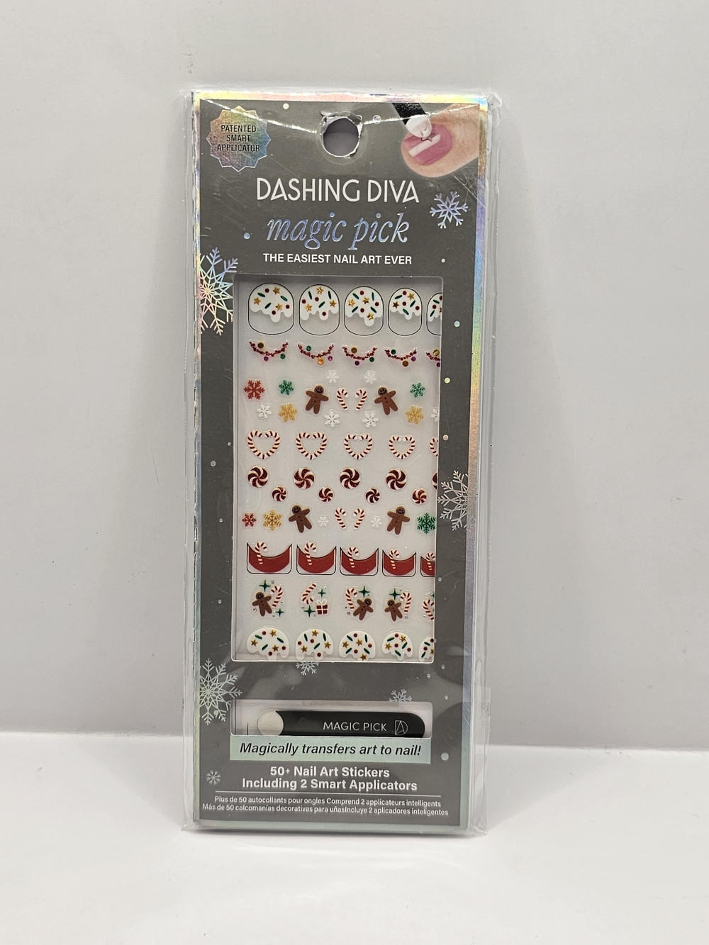 Dashing Diva Nail Art "SWEET TREAT" Christmas accent nail stickers